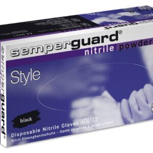 Se Kesztyű Nitril Fekete 100 db-os S/M/L