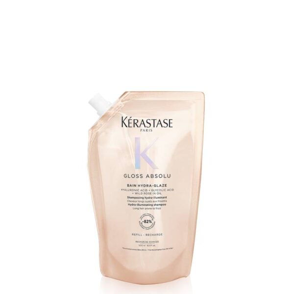 Kérastase Gloss Absolu BAIN HYDRA - GLAZE Utántöltő
Hidratáló és fényfokozó hatású sampon utántöltő hosszú, szöszösödésre hajlamos hajra 500ml