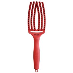 Olivia Garden Hajkefe Fingerbrush Combo M Red Confidence