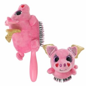 Wet Brush Hajkefe Plush Brush Flying Pig