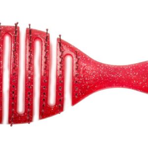 Wet Brush Hajkefe Flex Dry Holiday Glitter Red
