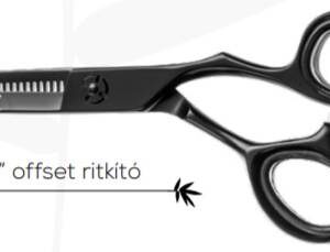 Yasakhi CK 101 RTB 6.0" Offset Black Ritkító Olló